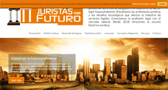 Desktop Screenshot of juristasconfuturo.com